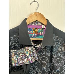 Robert Graham Cumbernauld Printed Long Sleeve Button Down - 2XL